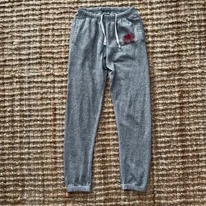 Roots Grey Fleece Sweatpants Joggers Drawstring -XS/TP